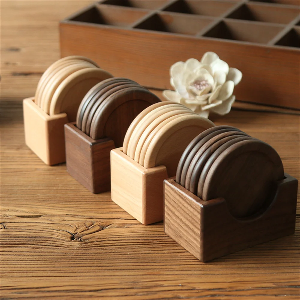 Walnut Wood Table Placemats