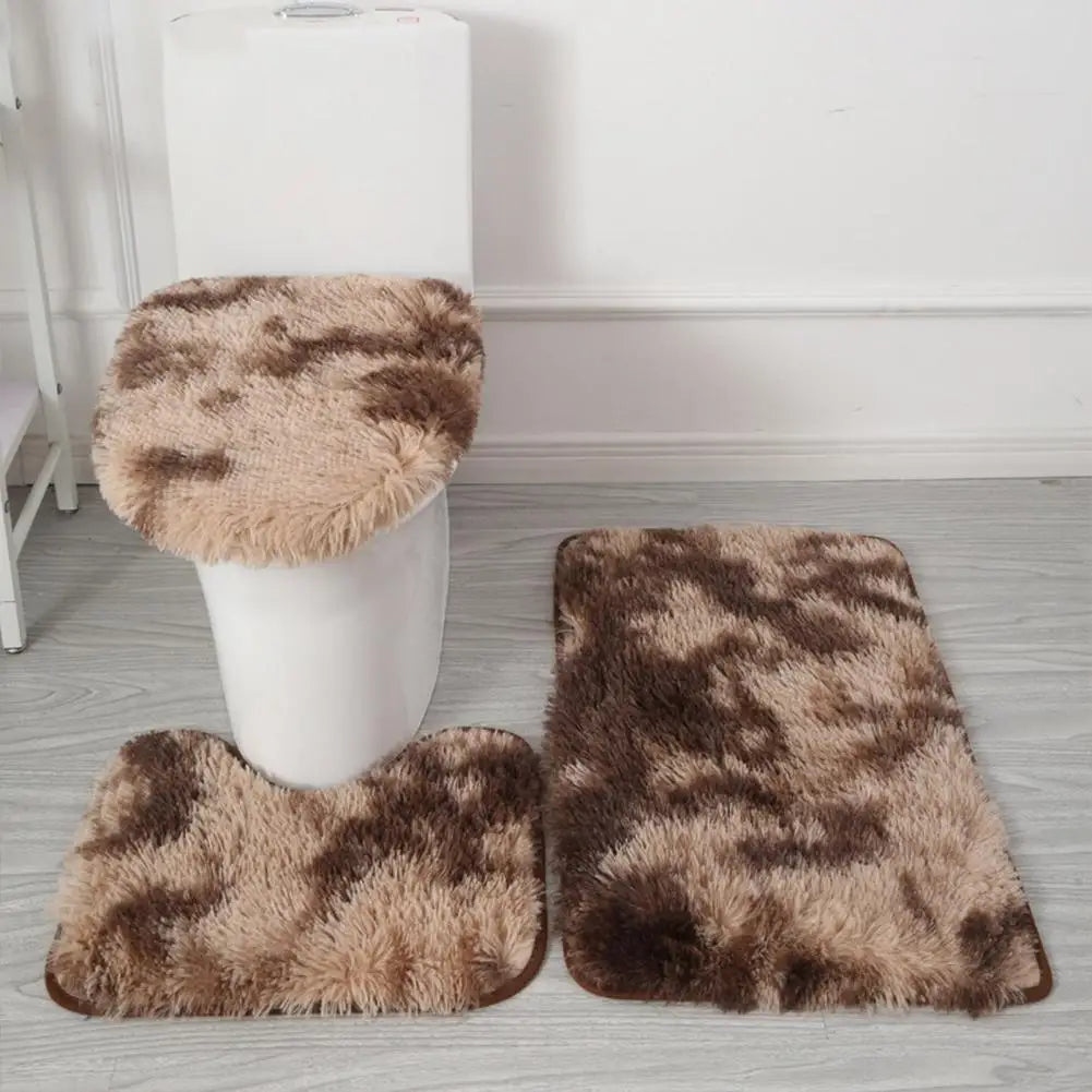 3-Piece Non Slip Bathroom Rug Set