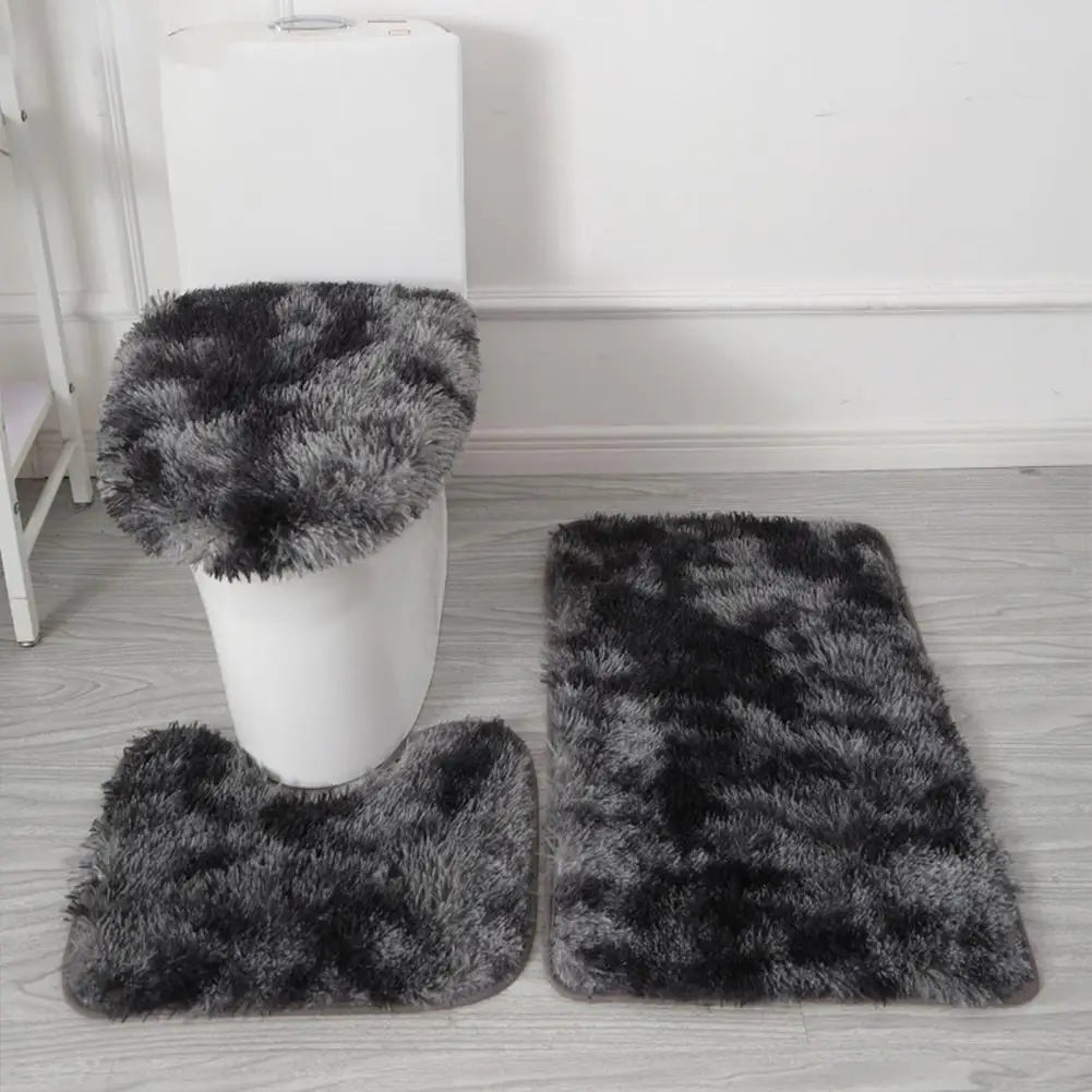 3-Piece Non Slip Bathroom Rug Set