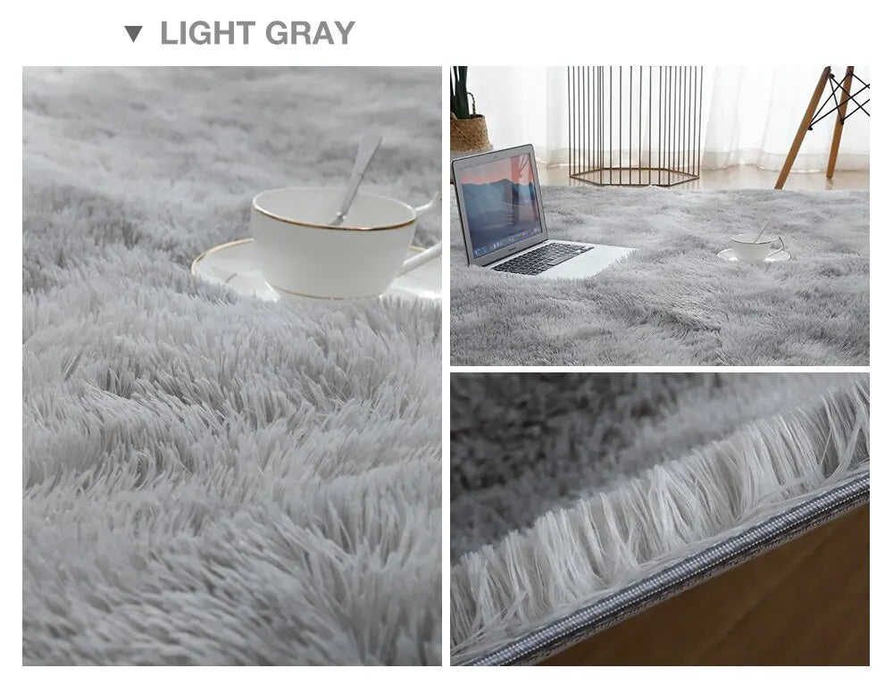 Living Room Plush Carpet Rug