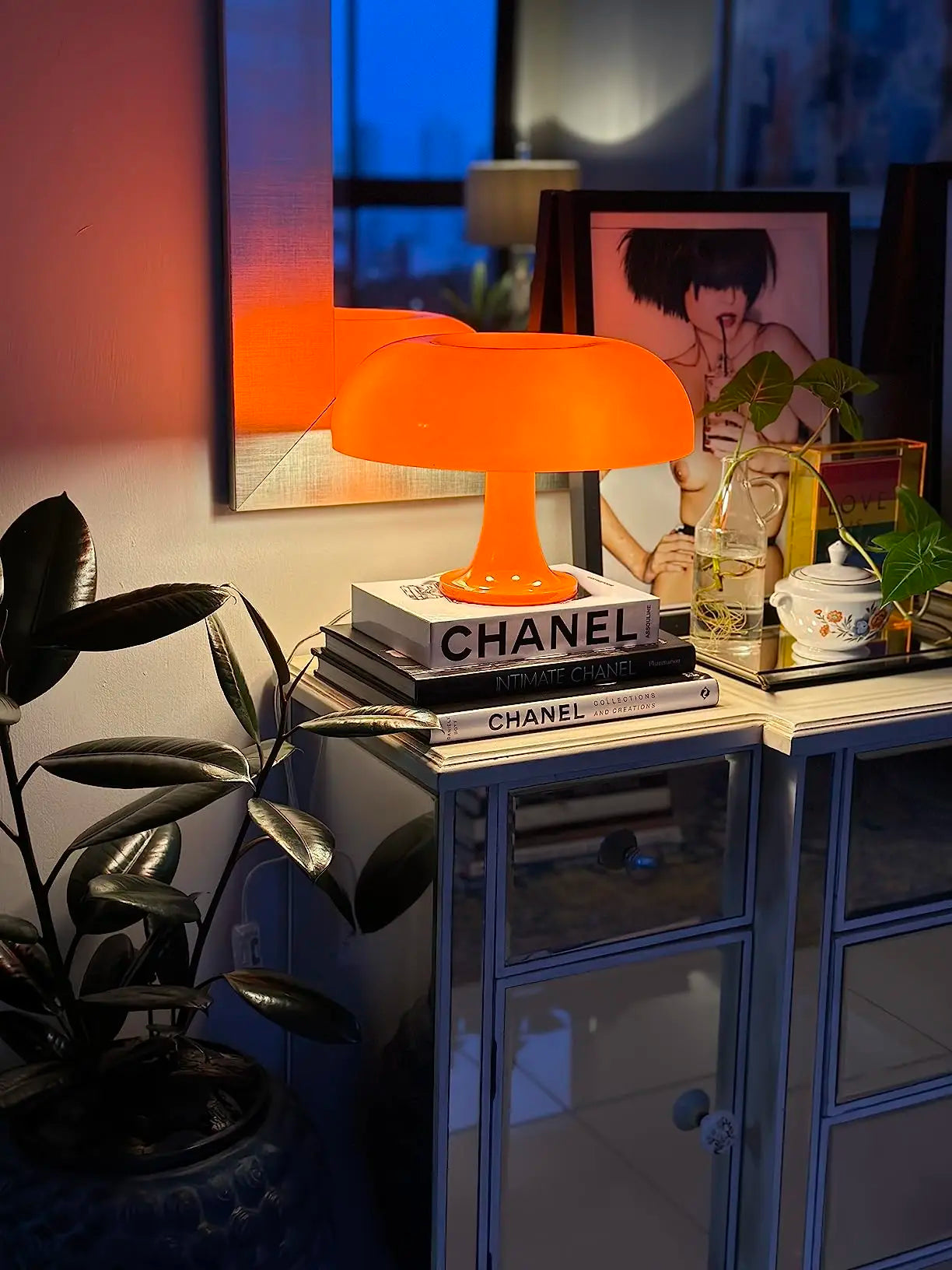 LED Mushroom Table Lamp
