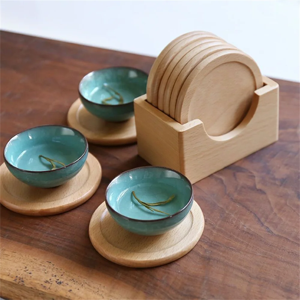 Walnut Wood Table Placemats