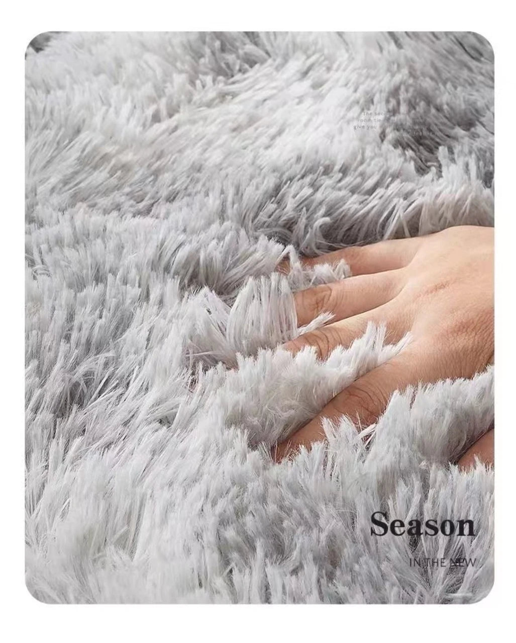 Luxurious Bedroom Wooly Carpet Rug