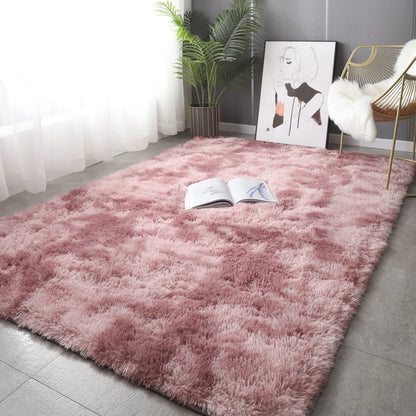 Plush Carpet Living Room Sofa Rug