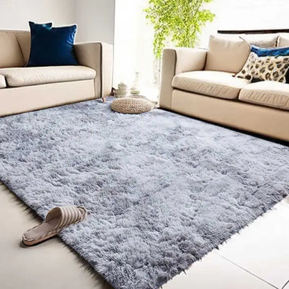 Plush Carpet Living Room Sofa Rug
