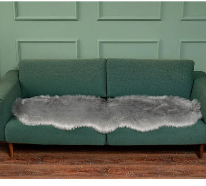 Soft Irregular Wooly Rug
