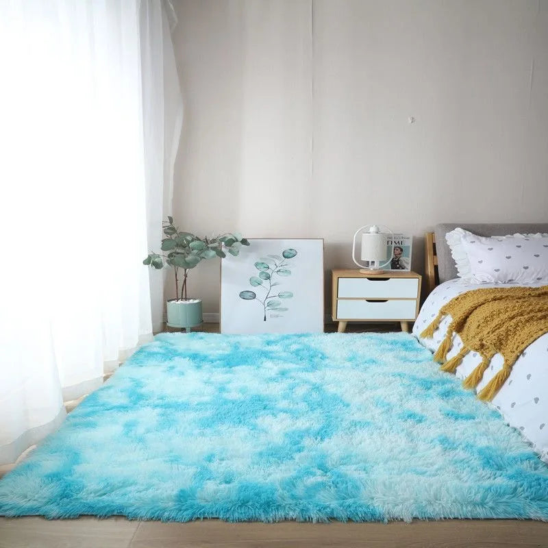 Luxurious Bedroom Wooly Carpet Rug