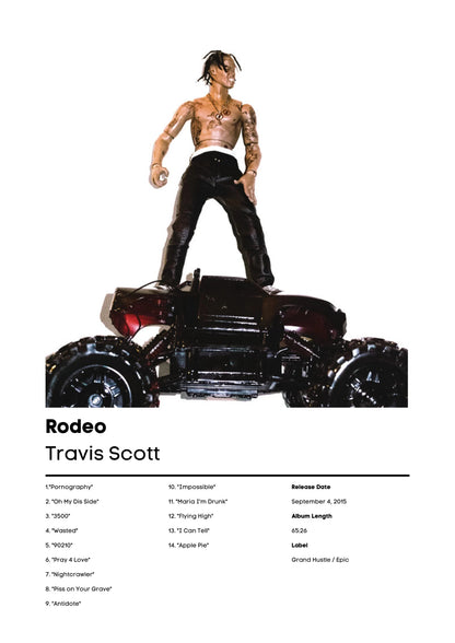 Travis Scott Music Album Poster