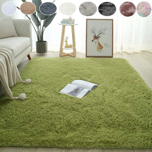Plush Carpet Living Room Sofa Rug