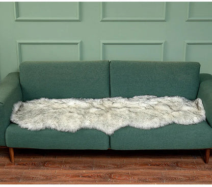 Soft Irregular Wooly Rug