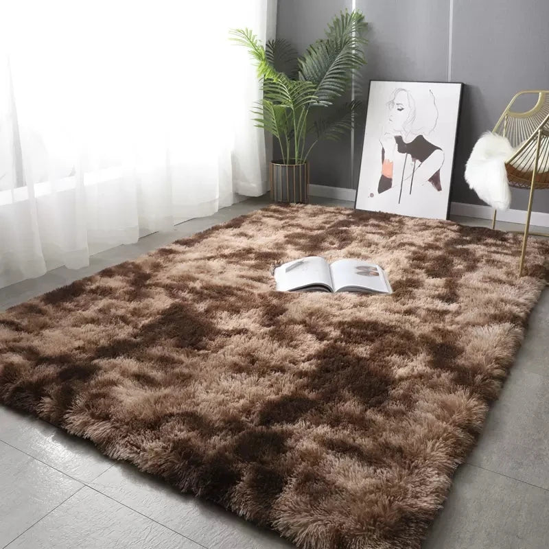 Plush Carpet Living Room Sofa Rug