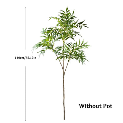 Large Artificial Nandina Plants Plastic Palm Tree