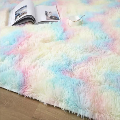 Plush Carpet Living Room Sofa Rug