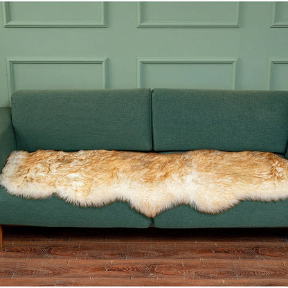 Soft Irregular Wooly Rug