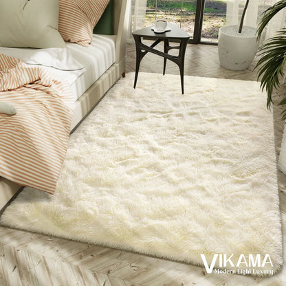Luxurious Bedroom Wooly Carpet Rug