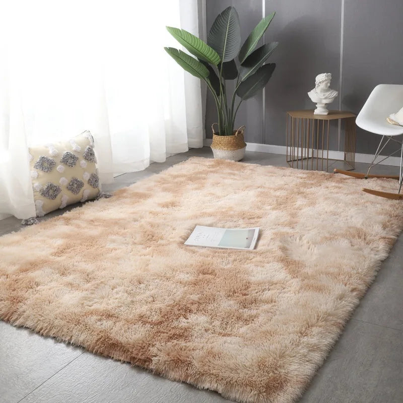 Plush Carpet Living Room Sofa Rug