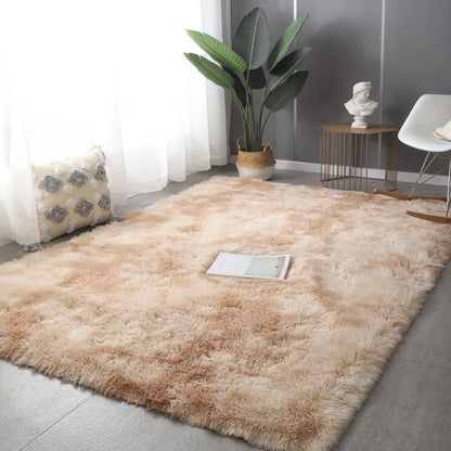 Plush Carpet Living Room Sofa Rug