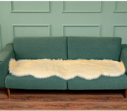 Soft Irregular Wooly Rug