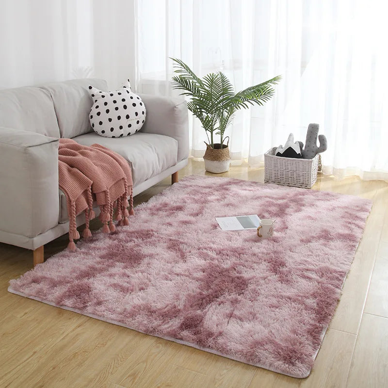 Living Room Plush Carpet Rug