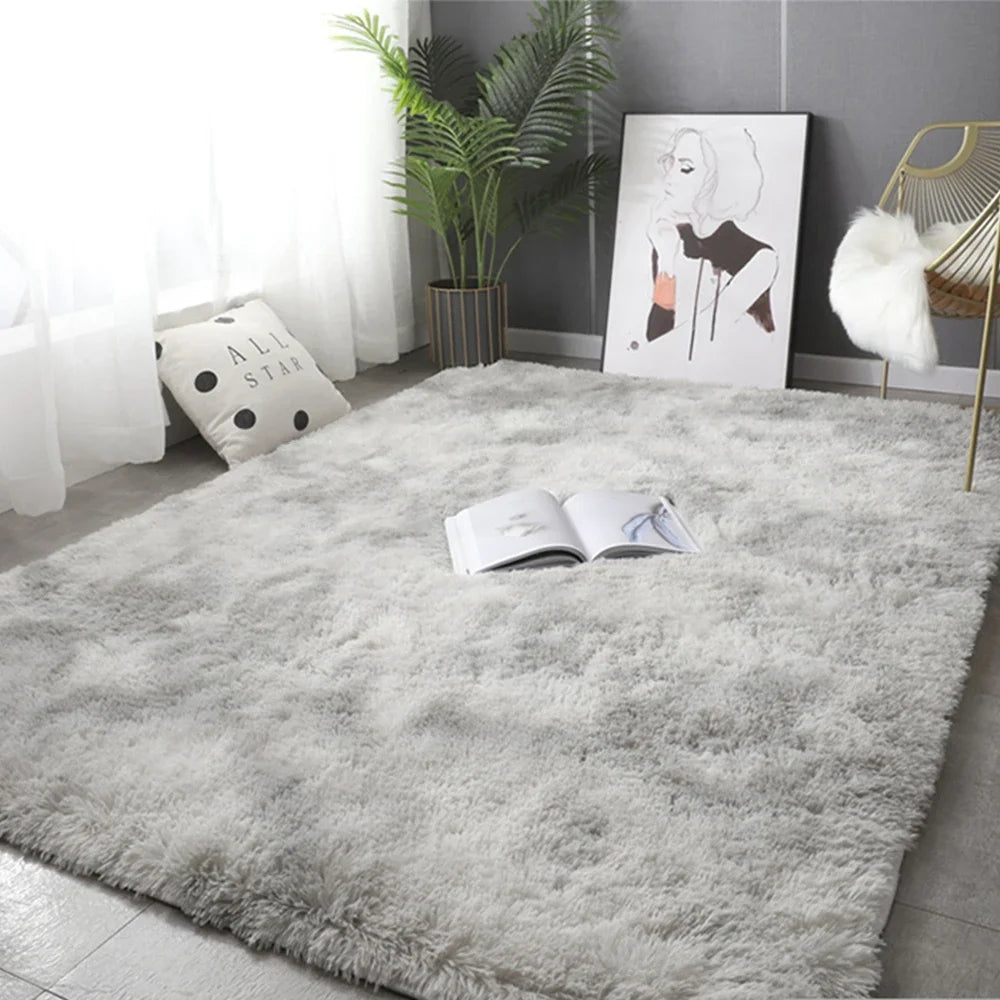 Living Room Plush Carpet Rug