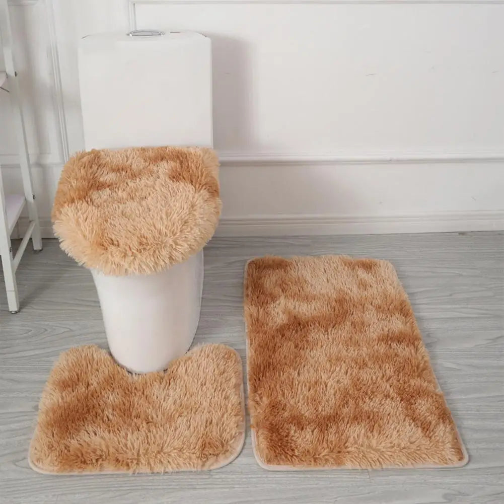 3-Piece Non Slip Bathroom Rug Set