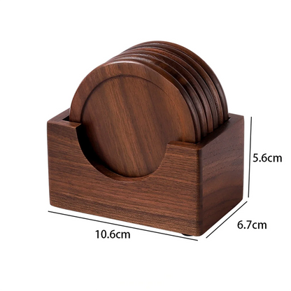 Walnut Wood Table Placemats