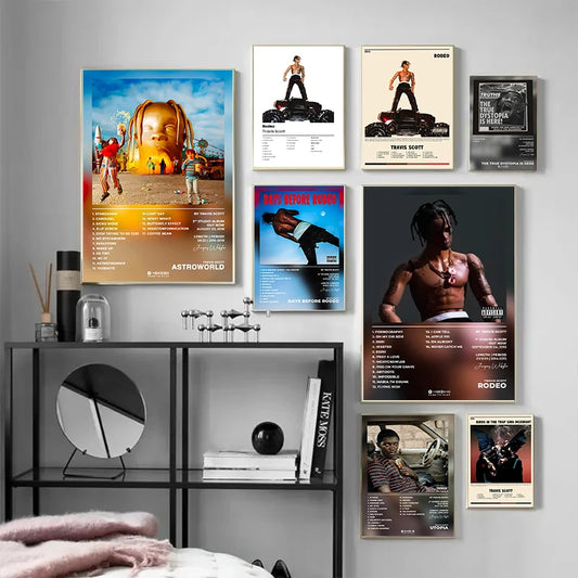 Travis Scott Music Album Poster
