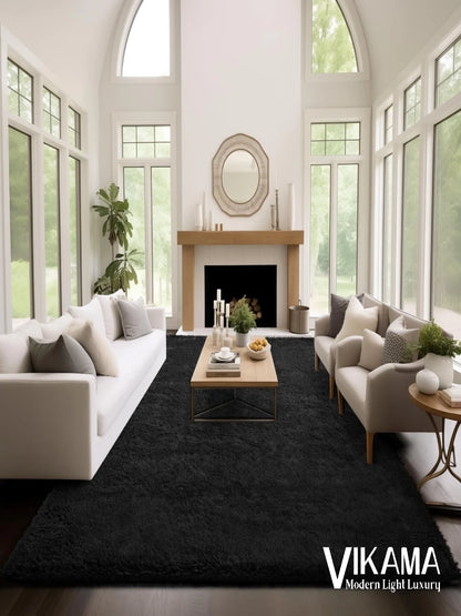 Luxurious Bedroom Wooly Carpet Rug