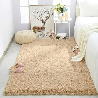 Plush Carpet Living Room Sofa Rug