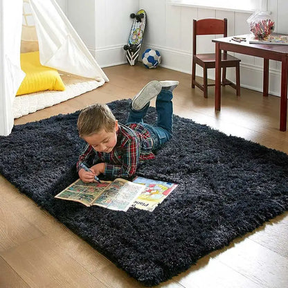 Plush Carpet Living Room Sofa Rug