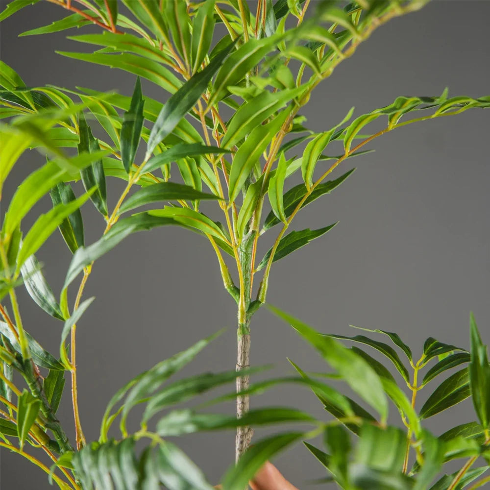 Large Artificial Nandina Plants Plastic Palm Tree