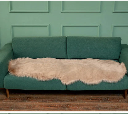 Soft Irregular Wooly Rug