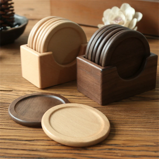 Walnut Wood Table Placemats