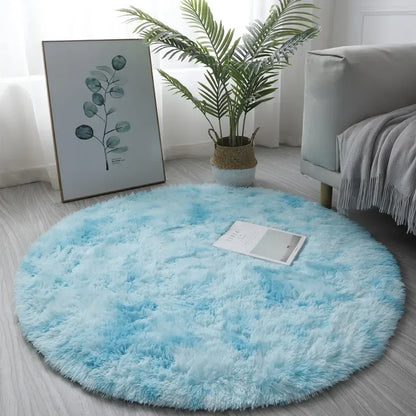 Super Soft Plush Round Fluffy Rug