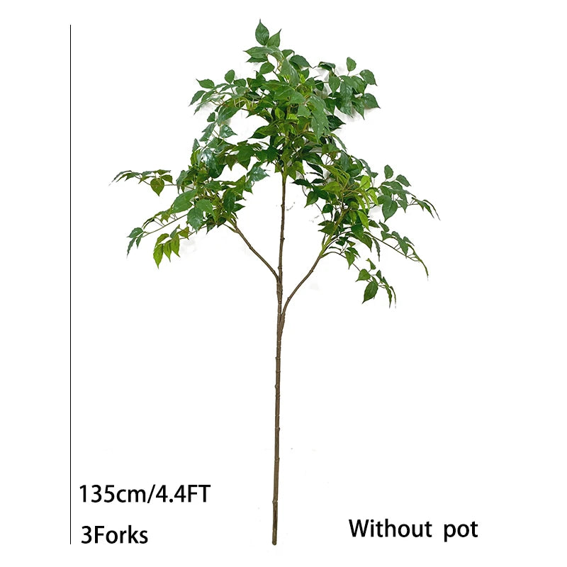 Large Artificial Nandina Plants Plastic Palm Tree