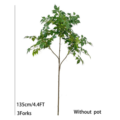 Large Artificial Nandina Plants Plastic Palm Tree