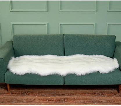 Soft Irregular Wooly Rug