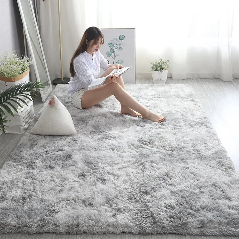 Living Room Plush Carpet Rug
