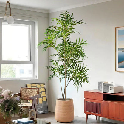 Large Artificial Nandina Plants Plastic Palm Tree