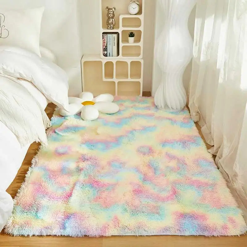 Plush Carpet Living Room Sofa Rug