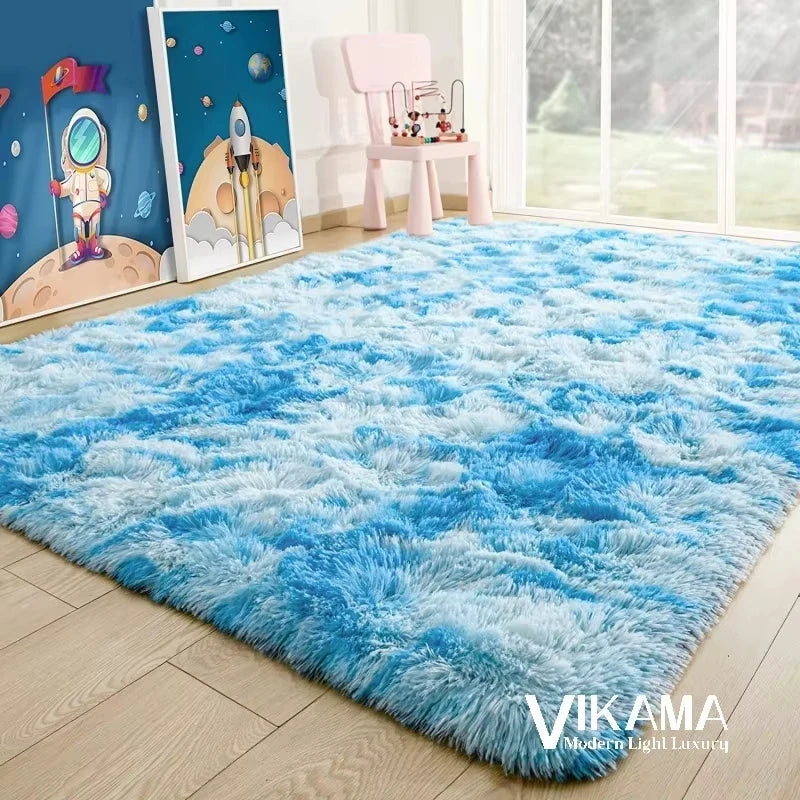 Luxurious Bedroom Wooly Carpet Rug