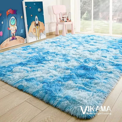Luxurious Bedroom Wooly Carpet Rug