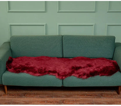 Soft Irregular Wooly Rug