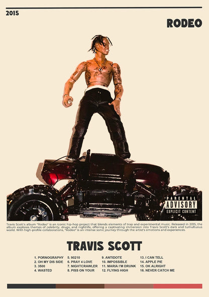 Travis Scott Music Album Poster